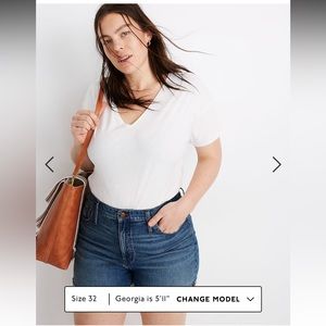 Madewell — High Rise Denim Shorts in Malden Wash